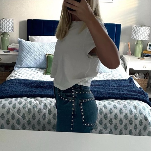 Reformation Cary High Rise Slouchy Wide Leg Jeans - Picture 2 of 8